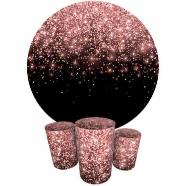 Imagem de Trio Capas Cilindro + Painel 1,50m Glitter - Fadrix, K1GLT025