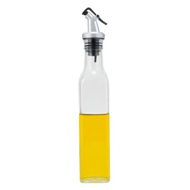 Imagem de Galheteiro de Vidro Garrafa Porta Azeite 250ml Mesa com Bico Dosador V