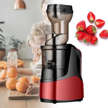 Imagem de Máquinas De Espremedor De Prensagem A Frio Espremedor De Mastigação Lenta Auto Alimentação Espremedor De Alto Rendimento 50 Rpm Único Sem-fim Combinado Instalação Adequada Para Frutas & Veg