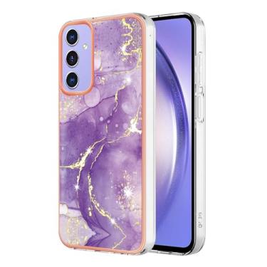 Imagem de Asdsinfor Compatível com Samsung Galaxy S24 FE, capa macia de TPU fina, fofa, masculina, feminina, silicone à prova de choque, flexível, à prova de choque, capa protetora para Galaxy S24 FE mármore
