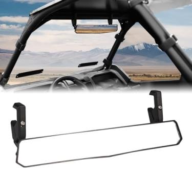 Imagem de A & UTV PRO Espelho retrovisor grande angular para Kawasaki Teryx KRX 1000 2020-2024, espelho retrovisor convexo central interno para Teryx & Teryx4 2014-2024, Teryx S e Teryx4 S 2021-2024, substituir