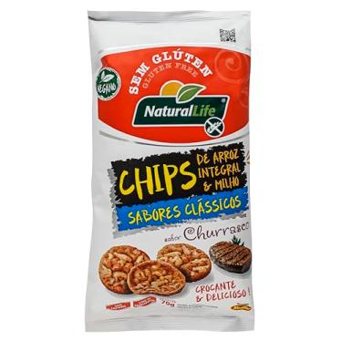 Imagem de Chips de Arroz Integral e Milho Natural Life - Sabor Churrasco - Sem Glúten - 70g