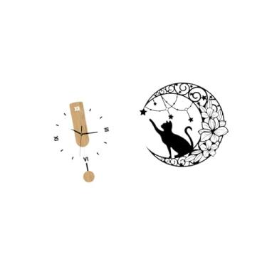 Imagem de Ｂｅｓｇａ Arte de Parede Escultura de Parede de Grandes Algarismos Romanos Relógio de Parede Silencioso Decoração para Casa Sala de Aula Sala de Esta