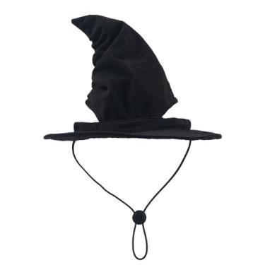 Imagem de Chapéu de Halloween para animais de estimação com orifícios de orelha, adequado para cães pequenos, médios e grandes, boné de beisebol com proteção solar para animais de estimação, chapéu de