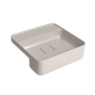 Imagem de Cuba de Semiencaixe Quadrada com Mesa 40X40cm Barbante - L.61040.M.26