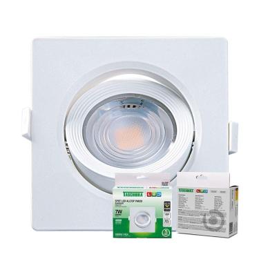 Imagem de Spot De Led Embutir Alltop Par20 Quadrado 7W Bivolt Taschibra 4000K Branco Neutro