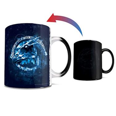 Imagem de Morphing Mugs Harry Potter - Thestrals - Citação da Morte - Uma caneca de cerâmica sensível ao calor que muda de cor de 325 ml - Imagem revelada quando um líquido quente é adicionado!