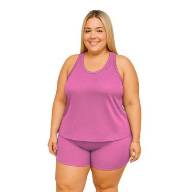 Imagem de Regata Nadador Feminina Dryfit Fitness Academia Plus Size - Roger, G1,