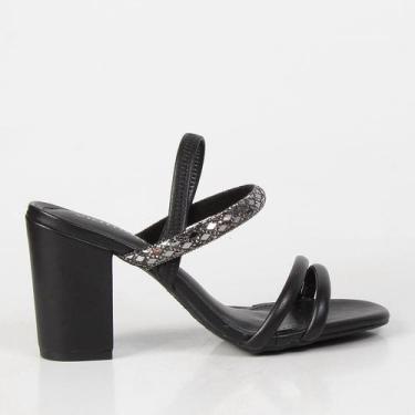 Imagem de Sandália Via Marte 16400601 Marrom, Preto, 38