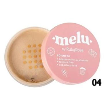 Imagem de Pó Solto MELU by RUBY ROSE RR852 Pó Banana Pó Translúcido Pó Finalizad