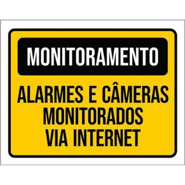 Imagem de Kit 5 Placas Monitoramento Alarmes Câmeras Monitorados