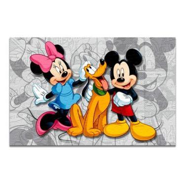 Imagem de Quebra Cabeça Mickey E Minnie Personalizado 120 Peças 001 - Pomps Geek