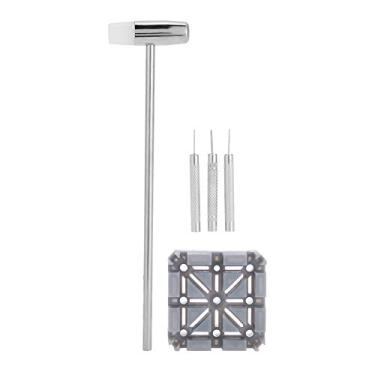 Imagem de HEEPDD 5pcs Assistir Kit de Ferramenta de Remoção de Links, Ferramenta de Banda de Relógio Profissional para Relatar a Substituição de Ajuste da Pulseira e Redimensionamento NAN