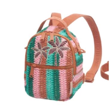 Imagem de Mini Mochila Farm Borogodó Honolulu Carioca Artesanal-Feminino