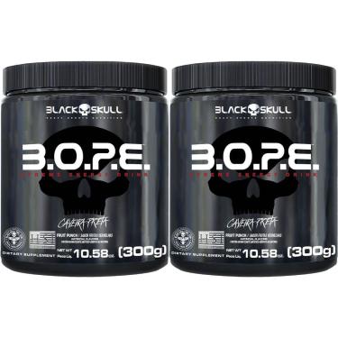 Imagem de Kit 2X BOPE Beta Pure - 300g Frutas Vermelhas - Black Skull-Masculino