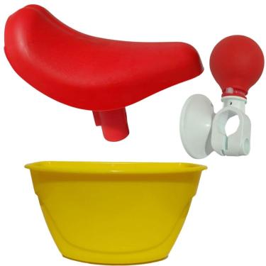 Imagem de Cadeirinha de Boneca mais Buzina Para Triciclos da Nathor-Unissex