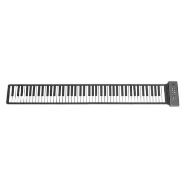 Imagem de Domary Teclado Dobrável Portátil de Piano de Rolo de Mão Com 88 Teclas 128 Tons USB MIDI para Sala de Aula para Iniciantes