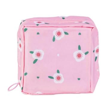 Imagem de Organizador de guardanapos higiênicos, bolsa menstrual escolar para adolescentes, bolsa de viagem, escritório, bolsa pequena