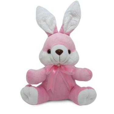 Imagem de Coelho de Pelúcia 25 cm Antialérgico Lavável Certificado - Love Baby E