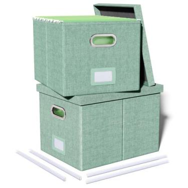 Imagem de Organizador de armazenamento de arquivos Oterri, pacote com 2 unidades