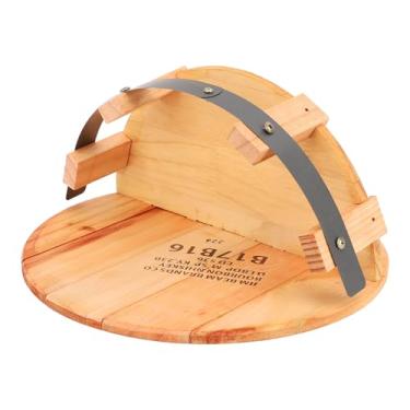 Imagem de TOPINCN Rack de Vinho Montado na Parede, Prateleira de Exibição de Garrafas de Licor Prateleira de Armazenamento de Vinho de Madeira, Suporte de Uísque Suporte de Garrafa de Vinho para