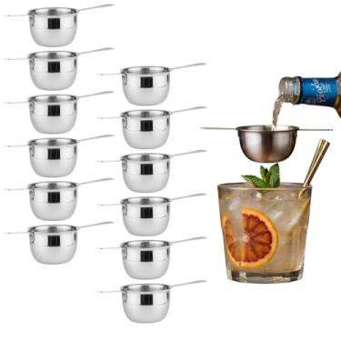 Imagem de Dosador Medidor De Bebidas Inox 50ml Bar Drinks Gin Com Alça de Apoio Jigger Barman (12)