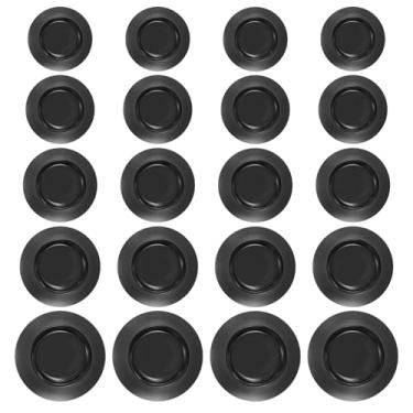 Imagem de Fyntave 20 Pcs Piggy Bank Hole Plugs 5 Sizes Piggy Bank Stoppers Rubber Plugs Round Banks Stopper Cover Saving Box Plug for Coin Banks Saving Box (Black)