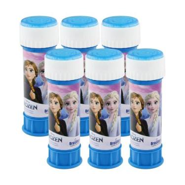 Imagem de Bolha de sabão Frozen Brasilfex Kit com 6 unidades - Brasilflex