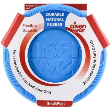 Imagem de Kwispel Disco voador para cães – Brinquedo de borracha durável para buscar – Brinquedos interativos e leves para brincadeiras ao ar livre – Disco mais seguro para atividades saudáveis – para cães