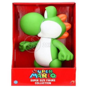 Imagem de Boneco Action Figure Yoshi Grande Super Size 26Cm - Mario