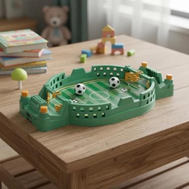Imagem de Mini Jogo Futebol Mesa Arena Fut League Brinquedo Infantil Diversão Competição Botões Campo Criança