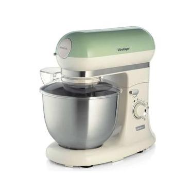 Imagem de Batedeira planetária Ariete 1588 Vintage verde 7 velocidades tigela inox 600w 220 volts