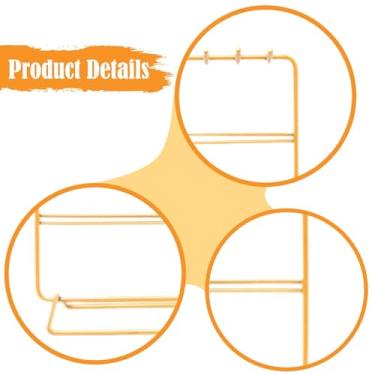 Imagem de MotiveTech Expositor de Joias Porta-Brincos Organizador de Joias de 3 Níveis Suporte para Brincos, Pulseiras e Acessórios de Cabelo