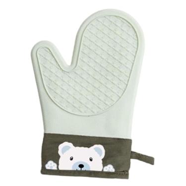 Imagem de Fenteer Luva de silicone para forno, antiderrapante, fácil de limpar, prática e ao calor. Essencial para churrascos, piqueniques e outras receitas, Style a