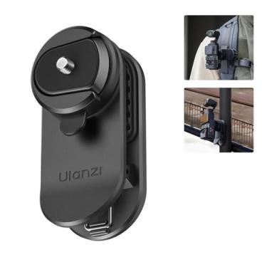 Imagem de ULANZI CK02 Clipe de Mochila Magnético com Liberação Rápida para DJI Osmo Pocket 3, Suporte com Rosca 1/4, Rotação 360°, Capacidade 1kg