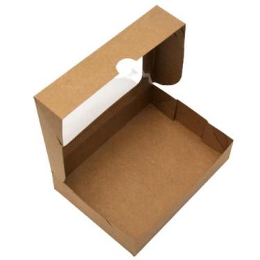 Imagem de 20 Caixas de Papel Cartão ou Kraft Com Visor- 15x11x3,5  Para Presente