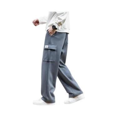 Imagem de Calças De Moletom Masculinas De Algodão Tamanho Grande 8XL Para Outono