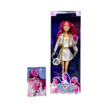 Imagem de Figura De Brinquedo Kpop Demon Hunters Derpy Rumi Mira Zoey Sussy Com 