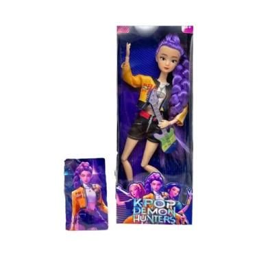 Imagem de Figura De Brinquedo Kpop Demon Hunters Derpy Rumi Mira Zoey Sussy Com 