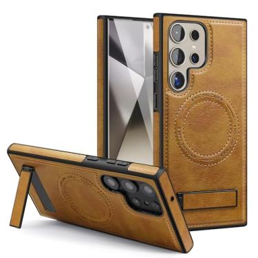 Imagem de Asuwish Compatível com capa de telefone S24 Ultra JDCXQZJ EUA marrom