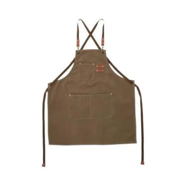 Imagem de Avental De Lona Grosso Impermeável Para Homens, Estilo Cowboy, Para Ho