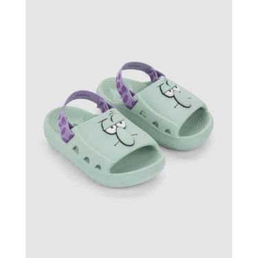 Imagem de Chinelo Slide de Bebê Grendene Kids Bob Esponja Funny-Unissex