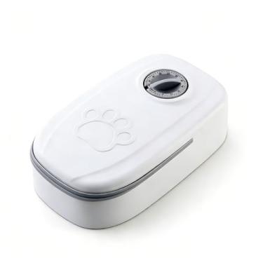 Imagem de SOLOWINNER Alimentador automático de comida úmida para gatos sem fio, dispensador automático de comida de gato para gatos e cães pequenos