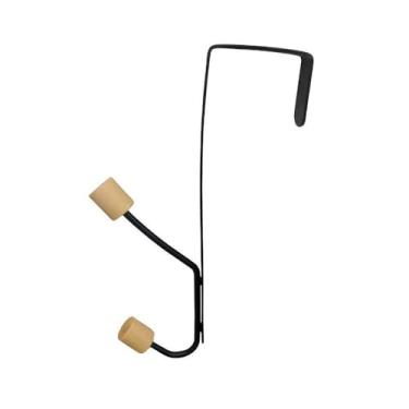 Imagem de Cabide de Porta Cabideiro de Porta Quarto 4 ou 2 Ganchos de Encaixe gancho parede(Cabide 2 Ganchos)