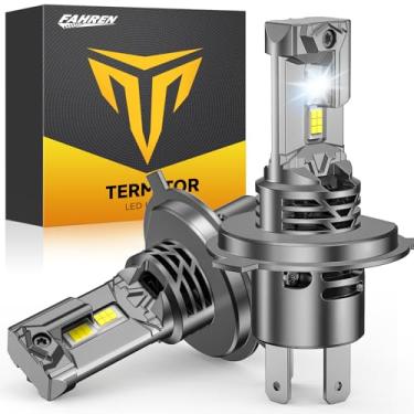 Imagem de Termitor Lâmpadas H4 9003 de 7ª geração, lâmpadas de neblina HB2, tamanho mini 1:1, branco 6500K, Plug and Play, vida útil longa de 75.000 horas, pacote com 2