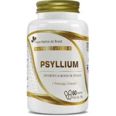 Imagem de Psyllium 1000mg com 60 cápsulas Flora Nativa do Brasil-Unissex