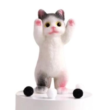 Imagem de Brinquedo Squishy gatinho fofo Antiestresse para Apertar - Hai Brasil,
