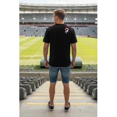 Imagem de Camiseta Dry Poliamida UV50 Galo  Abstrato Brasil, Preto, GG