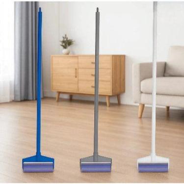 Imagem de Rolo Tira Pelos Lavável Roupas Sofá Estofado Cabelo Pet Limpeza Reutil