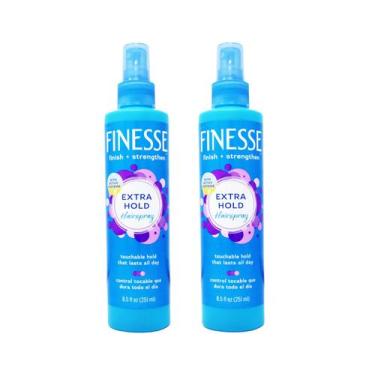 Imagem de Finesse Finish + Strengthen, Spray Fixador Extra Forte 241 ml (Pacote 